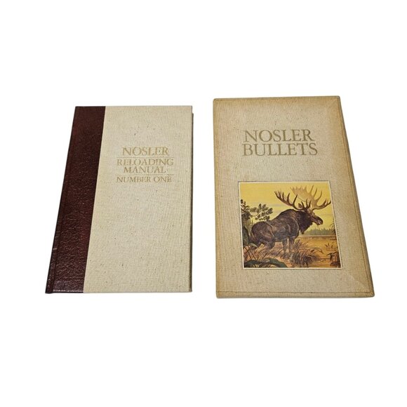 Nosler Bullets Reloading Manual Number One SIGNED 1st Edition Printing Slipcase - Picture 1 of 16